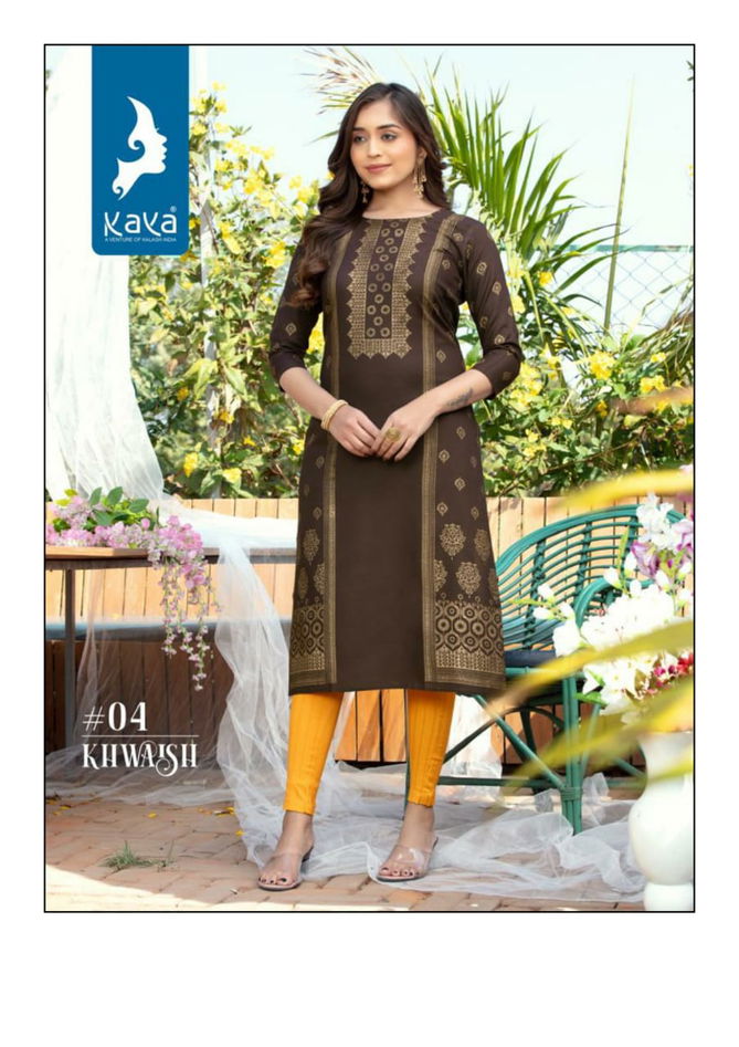 Kaya Khwaish Fancy Wholesale Designer Kurtis Catalog